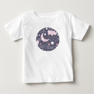 T-shirt Pour Bébé Douce Lune Bébé Fille