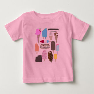 T-shirt Pour Bébé Douceurs glaces chemise en crème glacée