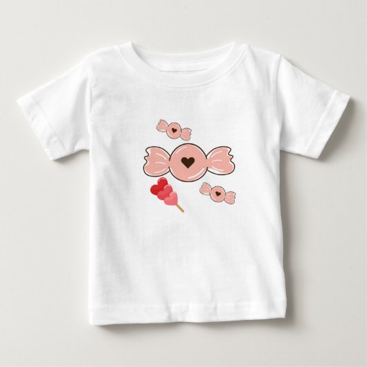 T-shirt Pour Bébé Douceurs Sucrées Délice (Devant)
