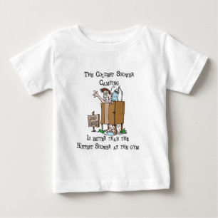 T-shirt Pour Bébé Douche du camp