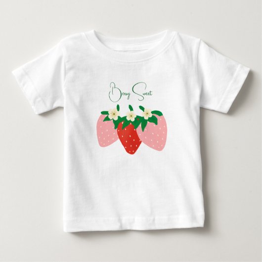 T-shirt Pour Bébé Doux de baie (Devant)