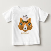 T-shirt Pour Bébé Doux et mignon (Devant)
