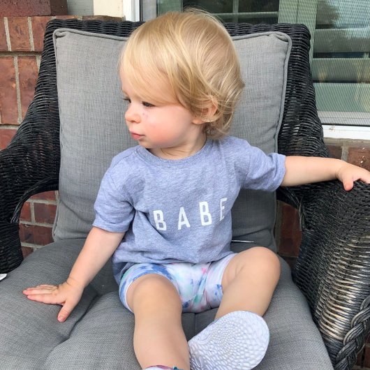 T-shirt Pour Bébé Doux et simple "Babe"