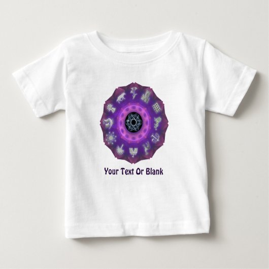 T-shirt Pour Bébé Douze tribus (Devant)