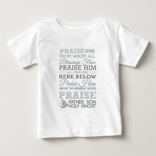 T-SHIRT POUR BÉBÉ DOXOLOGIE MODERNE (Devant)