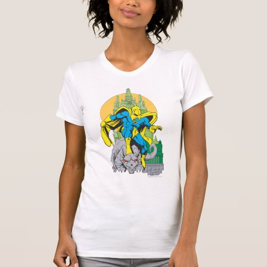 T-shirt Pour Bébé Dr Fate et tour invisible (Devant)