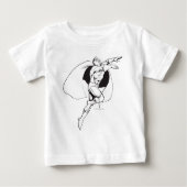 T-shirt Pour Bébé Dr. Fate Soaring Outline (Devant)