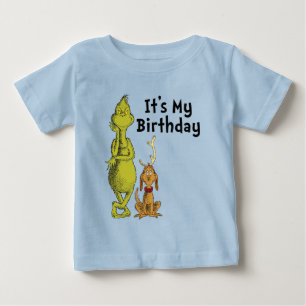 T-shirt Pour Bébé Dr. Seuss Grinch Anniversaire d'hiver