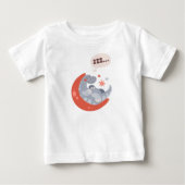 T-shirt Pour Bébé Dragon de enfants drôles endormis  (Devant)