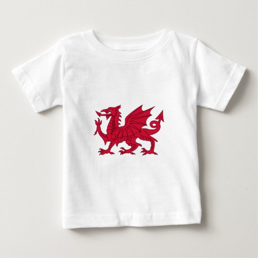 T-shirt Pour Bébé Dragon gallois (Devant)