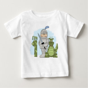 T-shirt Pour Bébé Dragon Knight 1er anniversaire