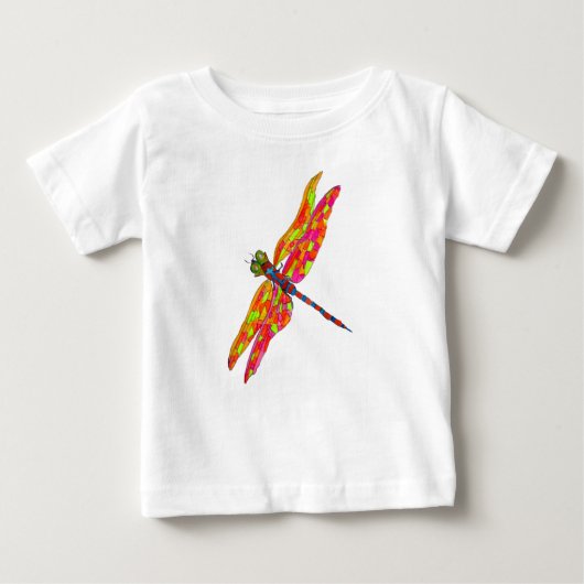 T-shirt Pour Bébé Dragonfly art (Devant)