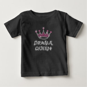 T-shirt Pour Bébé Drama Queen Actrice intérimaire Étudiante de ciném