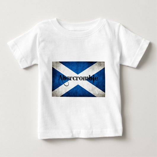 T-shirt Pour Bébé Drapeau Abercrombie Grunge (Devant)