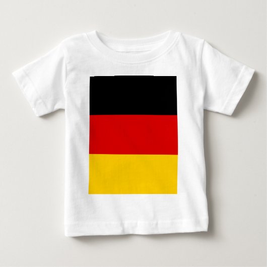 T-shirt Pour Bébé Drapeau allemand (Devant)