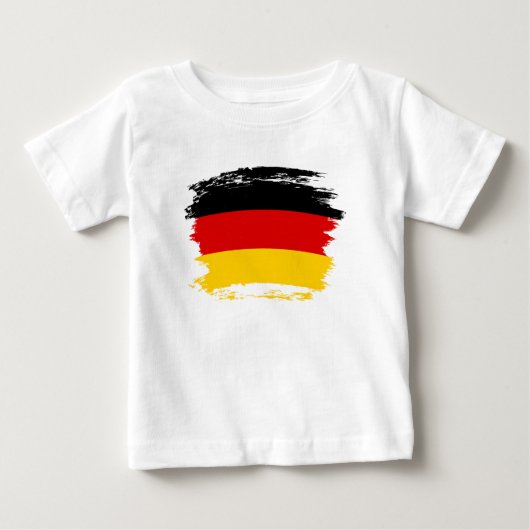 T-shirt Pour Bébé Drapeau allemand (Devant)