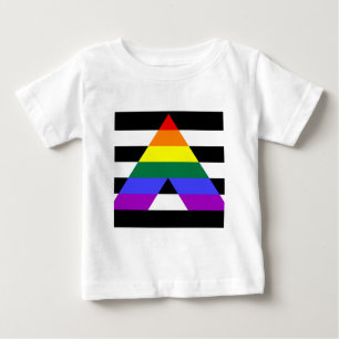 T-shirt Pour Bébé Drapeau Ally droit
