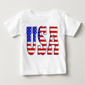 T-SHIRT POUR BÉBÉ DRAPEAU AMÉRICAIN