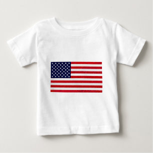 T-shirt Pour Bébé Drapeau américain