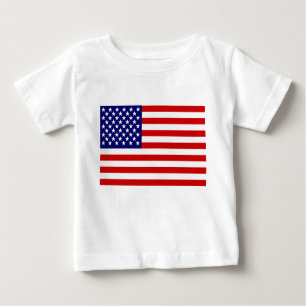 T-shirt Pour Bébé Drapeau américain