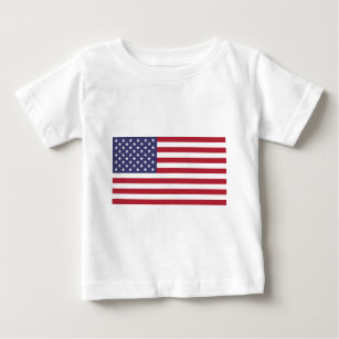 T-shirt Pour Bébé Drapeau américain