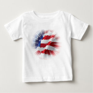 T-shirt Pour Bébé Drapeau américain patriotique très Cool