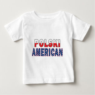 T-shirt Pour Bébé Drapeau américain Polski