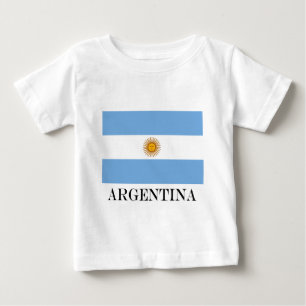 T-shirt Pour Bébé Drapeau argentin Bandera De Argentina