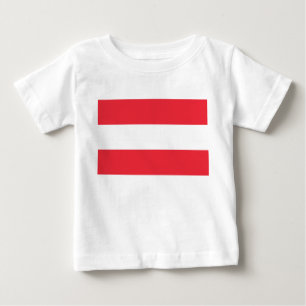 T-shirt Pour Bébé Drapeau autrichien (Autriche) T-shirt bébé