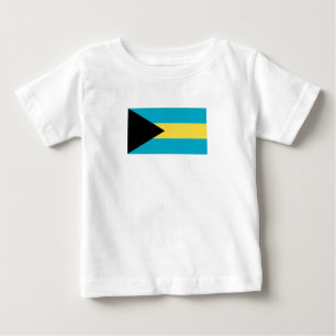 T-shirt Pour Bébé Drapeau bahamien