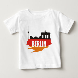 T-shirt Pour Bébé Drapeau Berlin