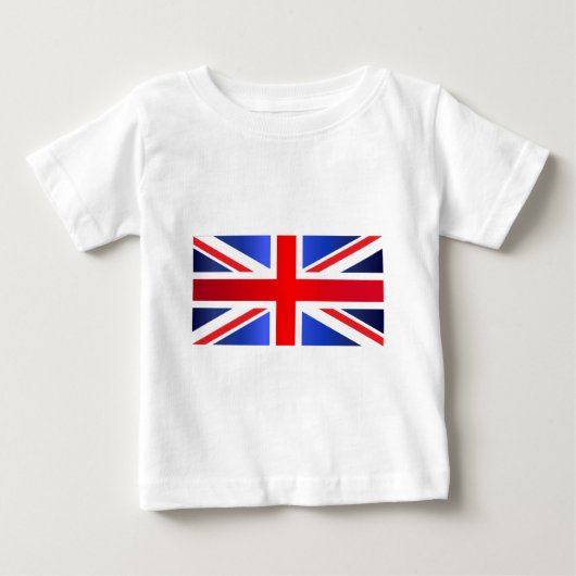 T-shirt Pour Bébé Drapeau britannique (Devant)