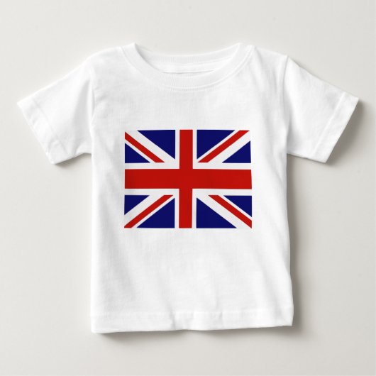 T-shirt Pour Bébé Drapeau britannique (Devant)