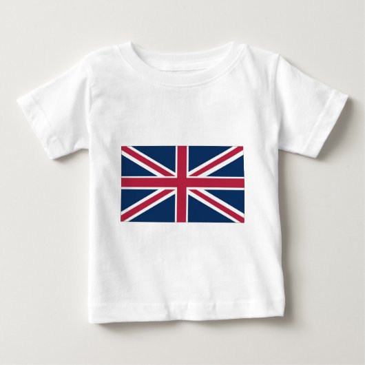 T-shirt Pour Bébé Drapeau britannique (Devant)