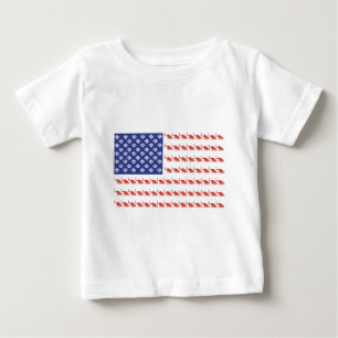 T-shirt Pour Bébé Drapeau-Chat