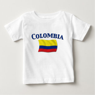 T-shirt Pour Bébé Drapeau colombien 1