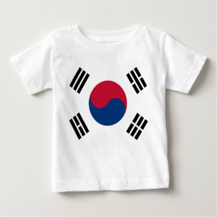 T-shirt Pour Bébé Drapeau coréen Séoul S.K. Koreans Pride de la