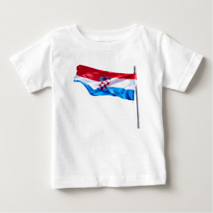 T-shirt Pour Bébé Drapeau croate