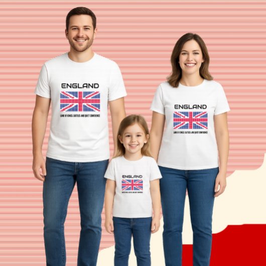 T-shirt Pour Bébé Drapeau d'Angleterre