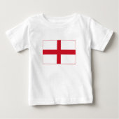 T-shirt Pour Bébé Drapeau d'Angleterre (Devant)