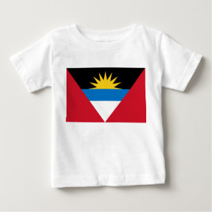 T-shirt Pour Bébé Drapeau d'Antigua-et-Barbuda