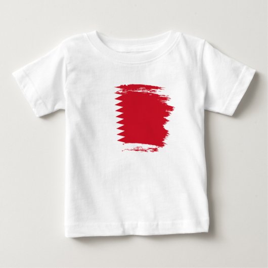 T-shirt Pour Bébé Drapeau de Bahreïn (Devant)