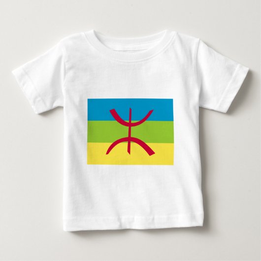 T-shirt Pour Bébé Drapeau de Berber (Devant)
