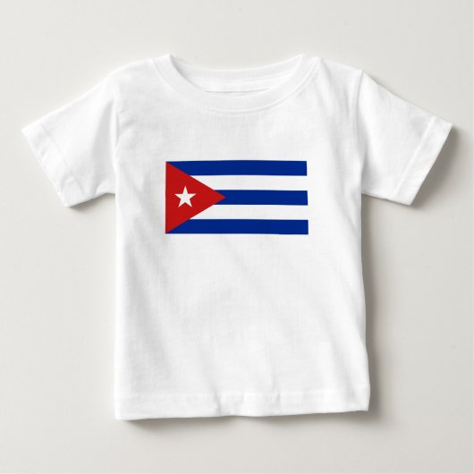 T-shirt Pour Bébé Drapeau de Cuba (Devant)