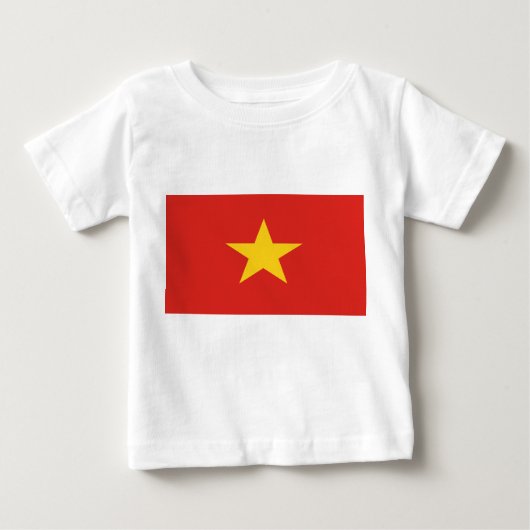 T-shirt Pour Bébé Drapeau de kỳ Việt Nam du Vietnam - de Quốc (Devant)