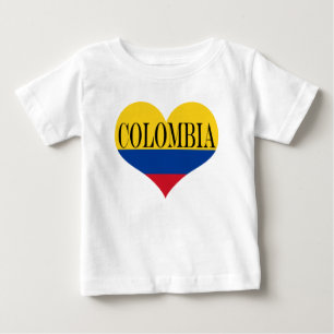 T-shirt Pour Bébé Drapeau de la Colombie Bandera De Colombie