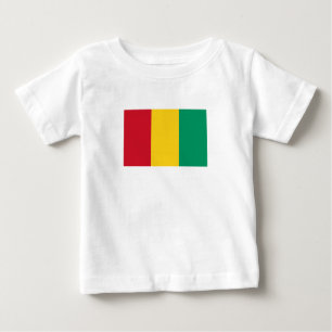 T-shirt Pour Bébé Drapeau de la Guinée