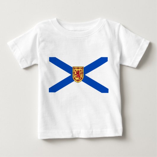 T-shirt Pour Bébé Drapeau de la Nouvelle-Écosse (Province canadienne (Devant)