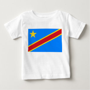 T-shirt Pour Bébé Drapeau de la RDC (République démocratique du Cong