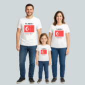 T-shirt Pour Bébé Drapeau de la Turquie
